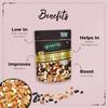 Happilo Premium International Healthy Nutmix 350g Value Pack Almonds, Black Raisins, Cashewnuts, Cranberries, Green Raisins