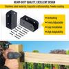 Deck Railing Connector, Suitable for Deck Railings Installation of Armrest Barn and Beam End Connection