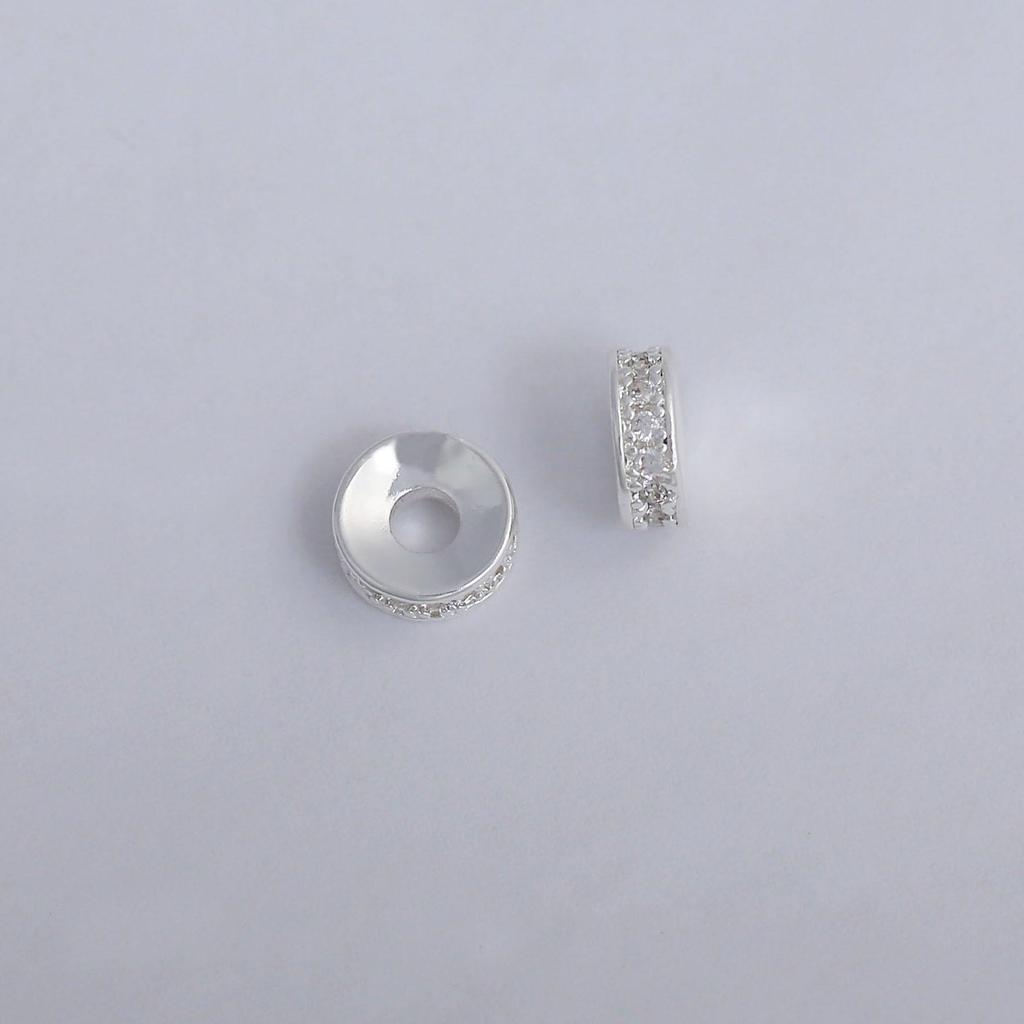 18k Gold Filled Spacer Beads with Zirconia for DIY Jewelry: Bracelets, Necklaces