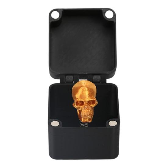 Halloween 3D Printed Skull Box Ornament Popping Skull In A Case Desktop Decoration Teasing Friends Tricky Props Gag Prank Gift