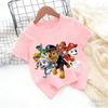 Kids Cartoon Graphic Baby T Shirt Cotton Casual Short Sleeve Tee Boys and Girls 2026 Summer Toddler Clothing Tops