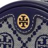 TORY BURCH Tang Liboqi T Monogram presbyopia printed compact jacquard leather round cake bag crossbody bag mini women's navy blue 88027-405