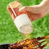 2-In-1 Glass Salt Spice Dispenser with Press-Type Portion Control Airtight 180ml Seasoning