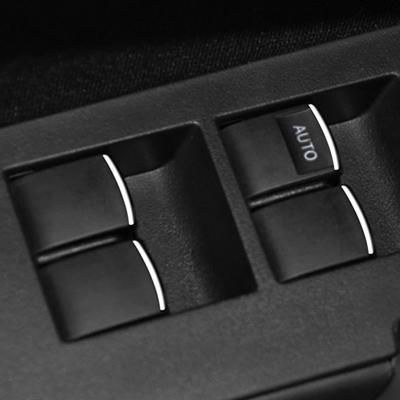 Adesivo Pulsante Alzacristallo Porta Auto per Toyota RAV4 Corolla AYGO Verso AVENSIS YARIS VITZ 7 Pezzi Copertura Decorazione Finitura Accessori