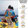 1pc DC League of Super Pets Flannel Throw Blanket Lightweight Soft Warm All Season Blanket for Sofa, Bed, Travel,L1028020