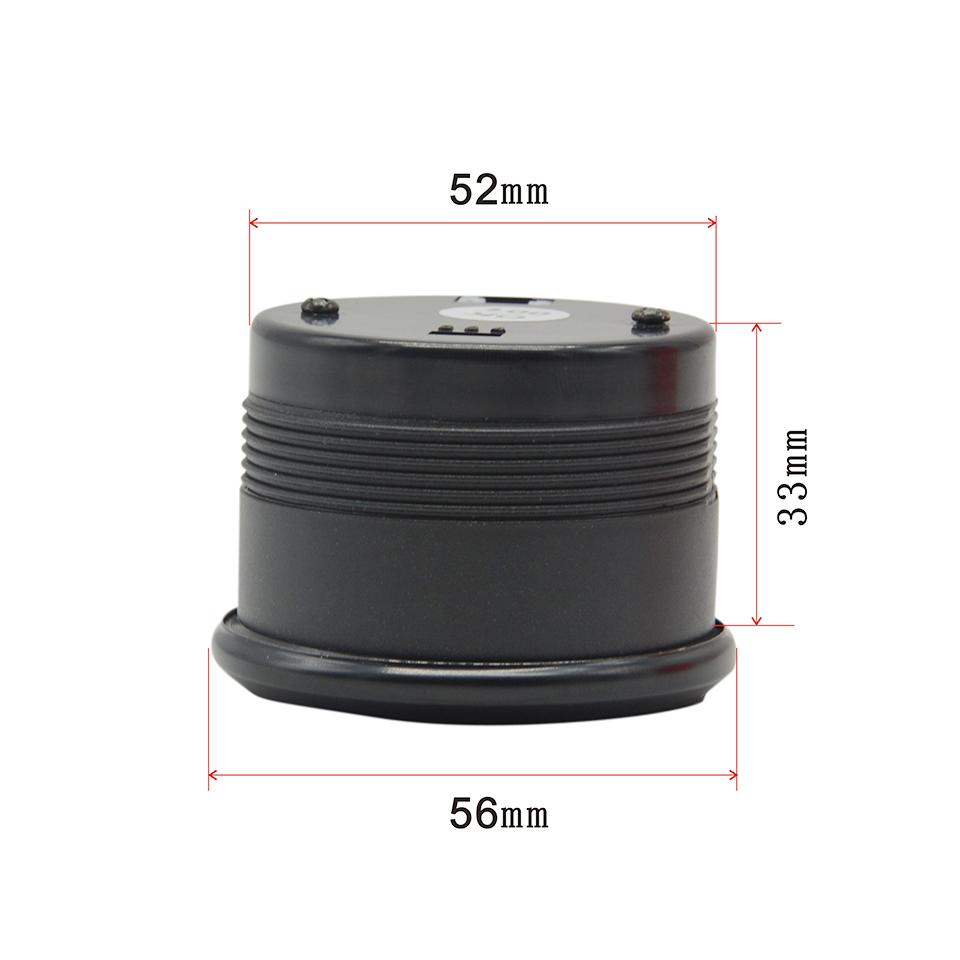 52mm Stepper Motor White LED Backlight Auto Car Boost Gauge -1~2 Bar Turbo Clock Meter Instrument