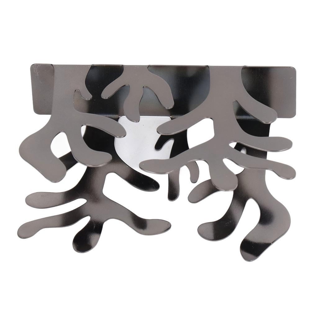 Coral Napkin Holder Iron Art Vertical Napkin Holder Multifunction Metal Napkin Holder Desktop Storage Rack for Bar Hotel