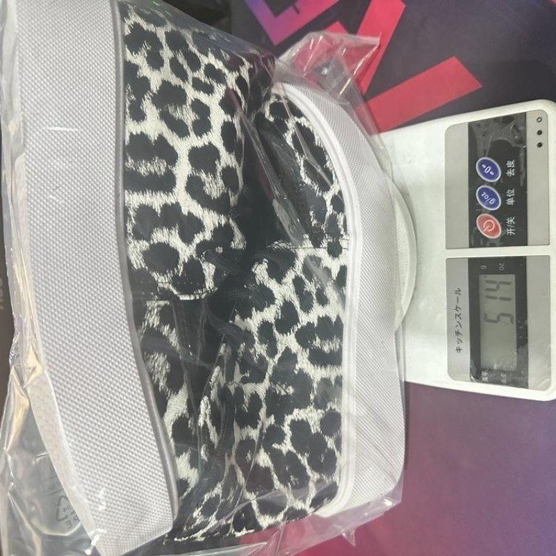 Large Size Spliced High Top Sports Shoes with Flat Heels and Leopard Print Casual Shoes