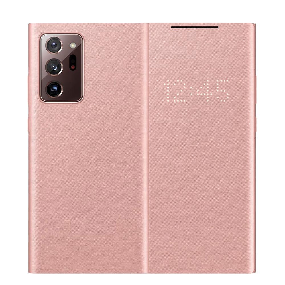 Samsung Originale LED Smart View Flip Handyhülle Für Samsung Galaxy Note20 Note 20 LED Brieftaschenhülle Shall Handyhülle