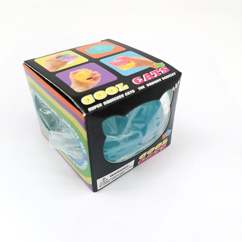 Needoh Cat Stress Toy With Slow Rebound Material For Relaxation And Fidgeting