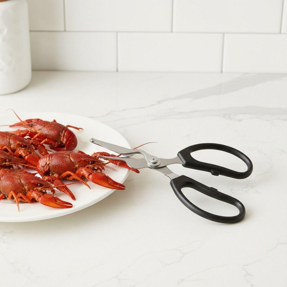 Professional Lobster Scissor Stainless Steel Shrimp Peeler Kitchen Gadget Crayfish Scissor Home