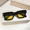 Retro Rectangular Framed Men's Sunglasses, Women's Goggles Sunglasses, Fashionable and Versatile Sun Visor Items.