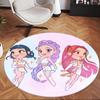 Huntrix (95) Round Office Rug Decorative Floor Rug for Office Bedroom Living Room and Home Space