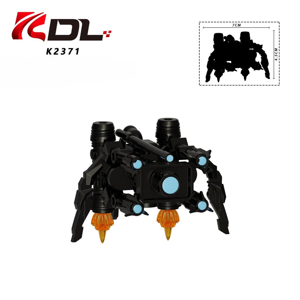 Construction Toys Model Building Model Accessories Spider Shaped Building Blocks Figurine
