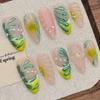 10pcs Hand Painted Gel Press Nails Beautiful Luxury Customized Design Handmade Press On Nails