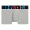 Color Block Comfortable Letter Jacquard Boxer Briefs Men Underwear Gray NB3939A-P7A