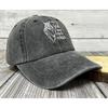 Artistic Vintage Baseball Hat With Embroidered Design And Sun Shade For Daily Use