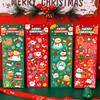 10Pcs Creative Christmas Stickers Kids Cartoon Decorations Stickers Student Diy Material Stationery Stickers Christmas Gifts