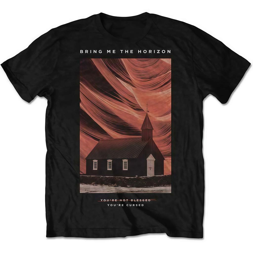 BMTH Festival Gig Top Band Tshirt Bring Me The Horizon TShirt 2026 Summer Unisex Unisex 100Cotton Street Wear Y2K Unisex Tshirt