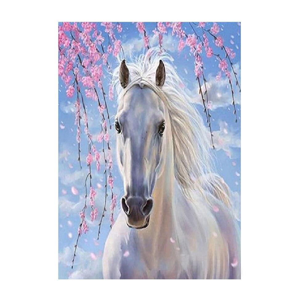 

5d Diy Алмазная картина Пейзаж Башня Круглая вышивка стразами Животное Полный мозаичный дизайн Вышивка крестом Домашнее украшение Full Round 30x40CM