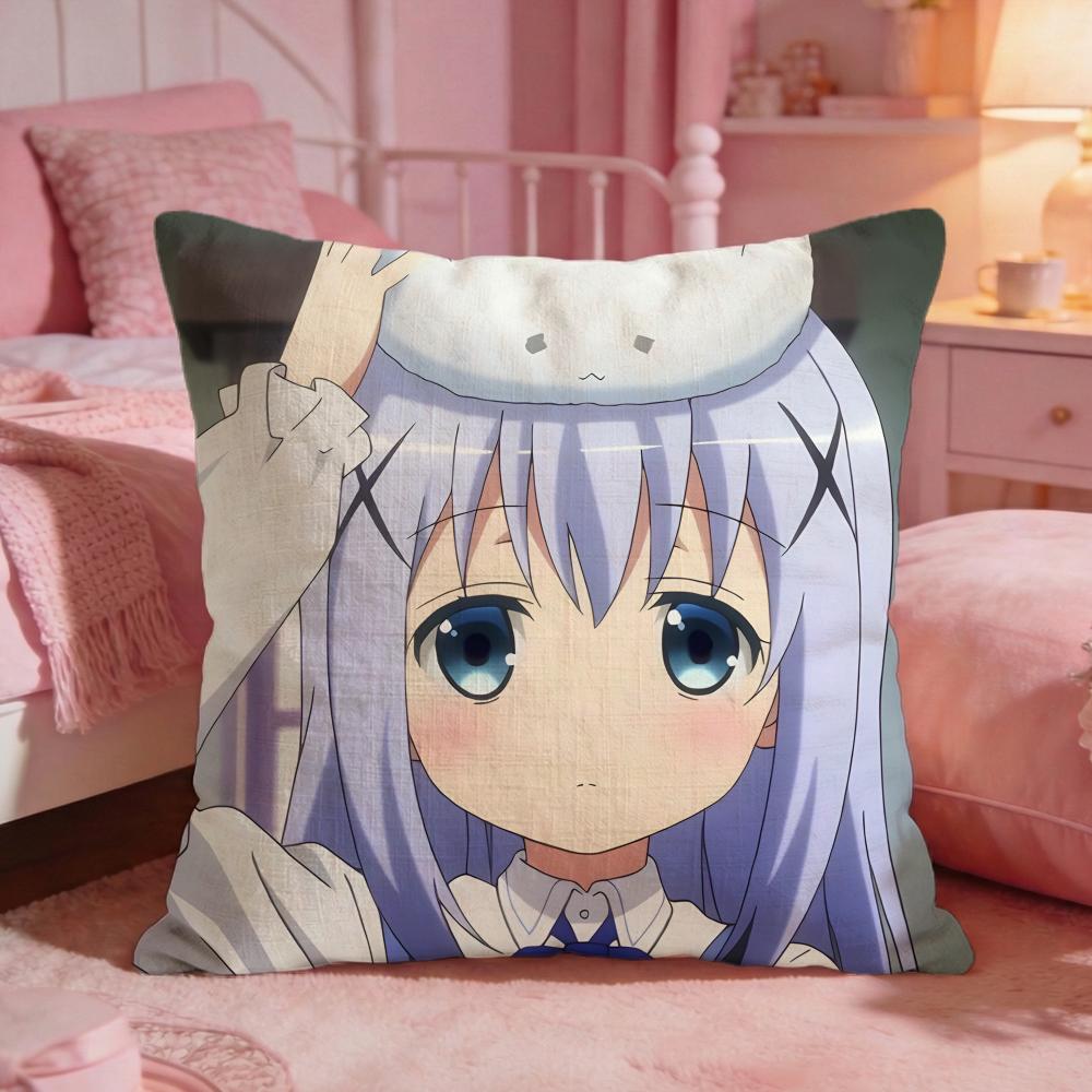 lIs the Order a Rabbit Cushion Cover Premium Comfort Reversible Pillow Cove Two in One Design for Any Room  Car Interior