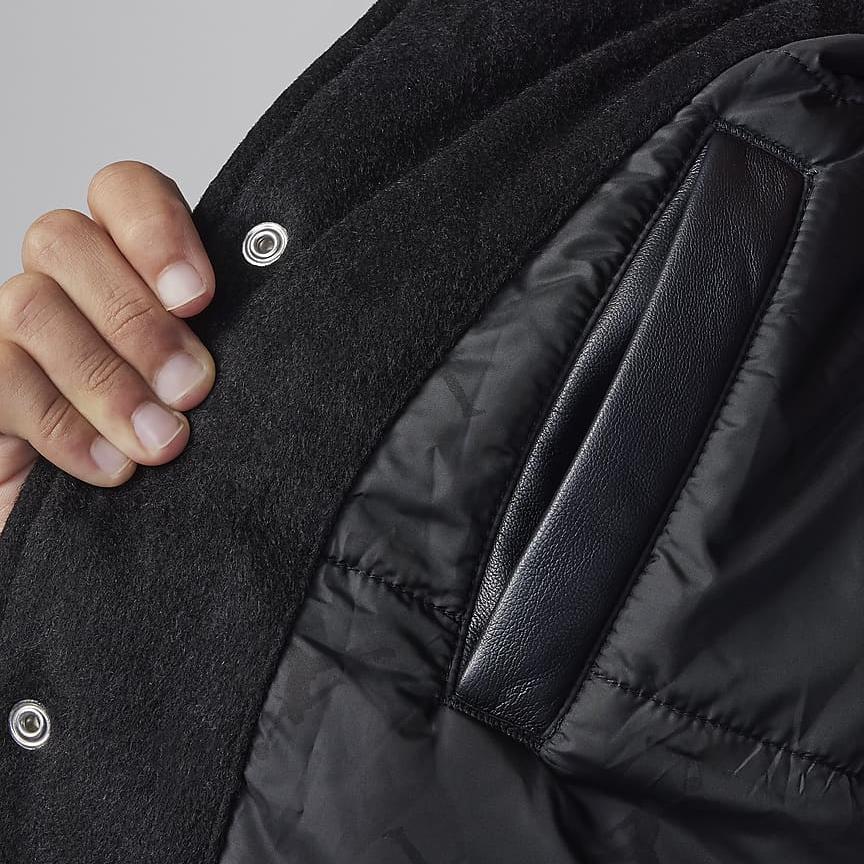 Jordan Flight Comfortable Soft Versatile Jacket Kids Jackets Black HQ7063-010