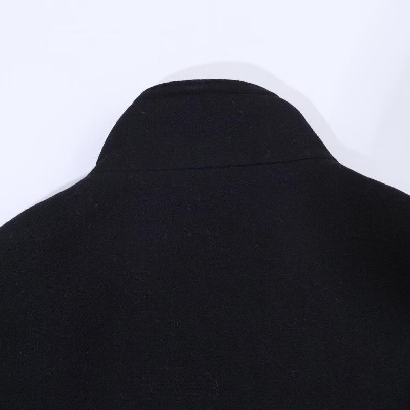 2026 Stylish European & American Wool High-Collar Short Coat