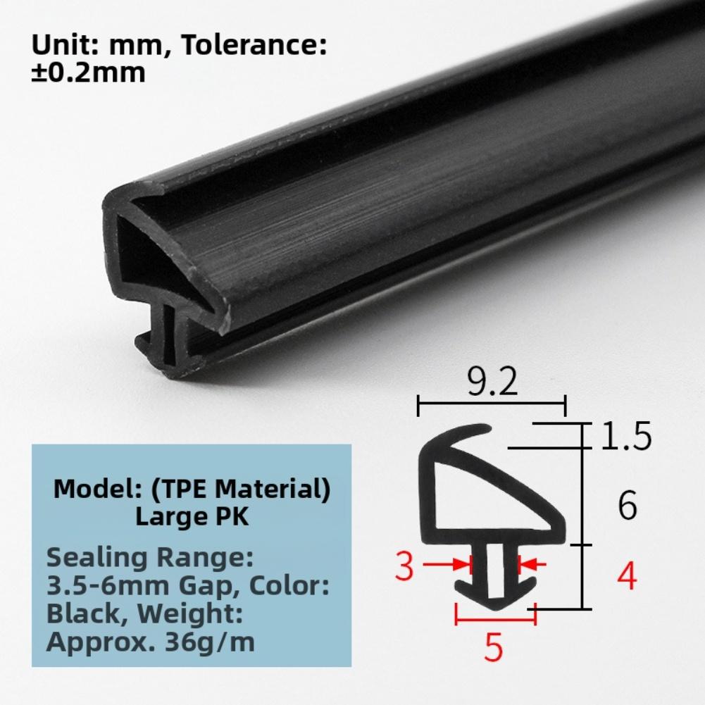 Silicone Seals Door Sealing Strips Customizable Lengths Easy Installation Process Effective Insulation Against Wind