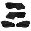 For Peugeot 206 2004-2007 207 2009-2013 For Citroen C2 Only 4 Doors Car Inner Microfiber Leather Door Armrest Panel Cover Trim