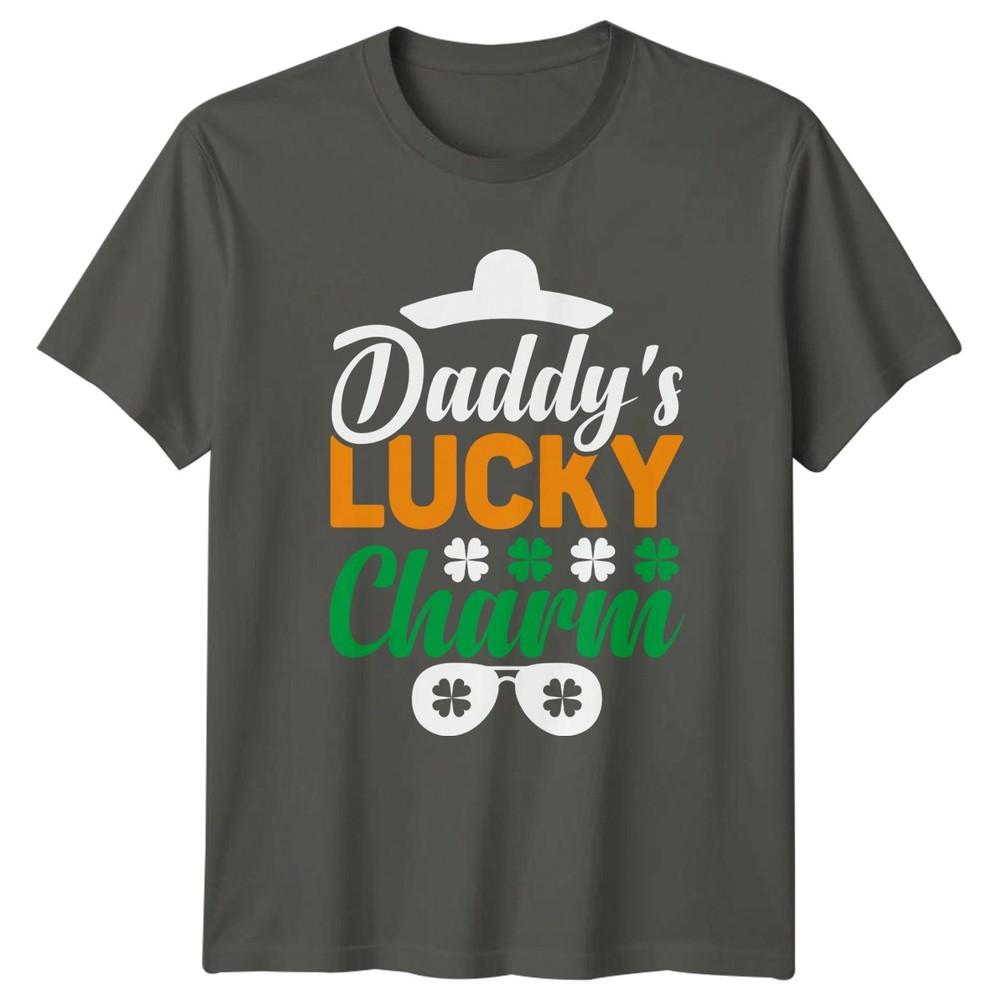 Daddys Lucky Charm Unisexs TShirt St Patricks Day Gift For Him S