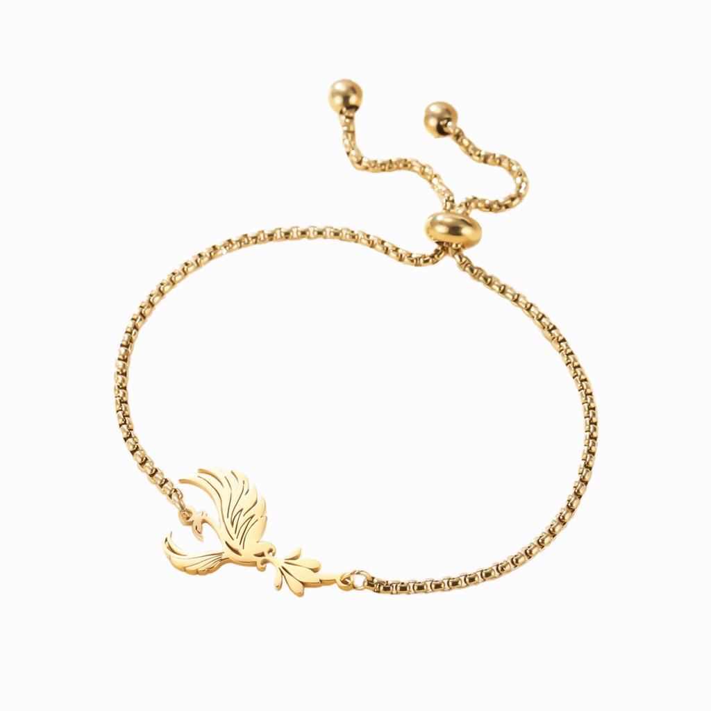 Exquisite Light Luxury Phoenix Pendant Bracelet Unique Design Fashion Jewelry Versatile Stylish Wristwear