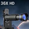 36x Telephoto Mobile Phone Camera Lens Multi Element Compact Universal Easy Install Zoom Lens Premium Smartphone Camera Lens