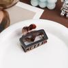 Love Square Grab Clip Premium Sense Acetic Acid Hairpin Simple Versatile Ponytail Clip Back Head Shark Clip Hair Accessories
