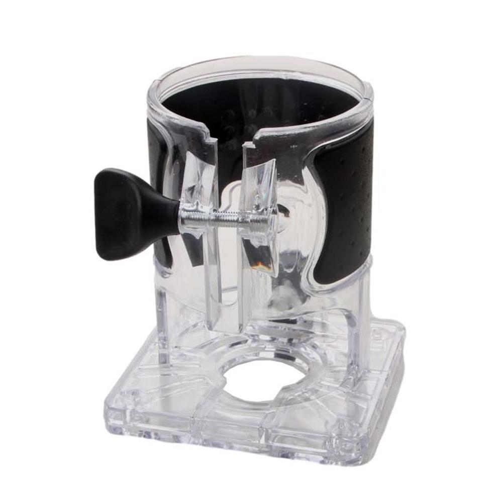 

108 мм Прозрачная основа для кромкообрезной машины для электрической DIY-основы для круглой долбежной машины O8E9 Transparent/Black-108mm