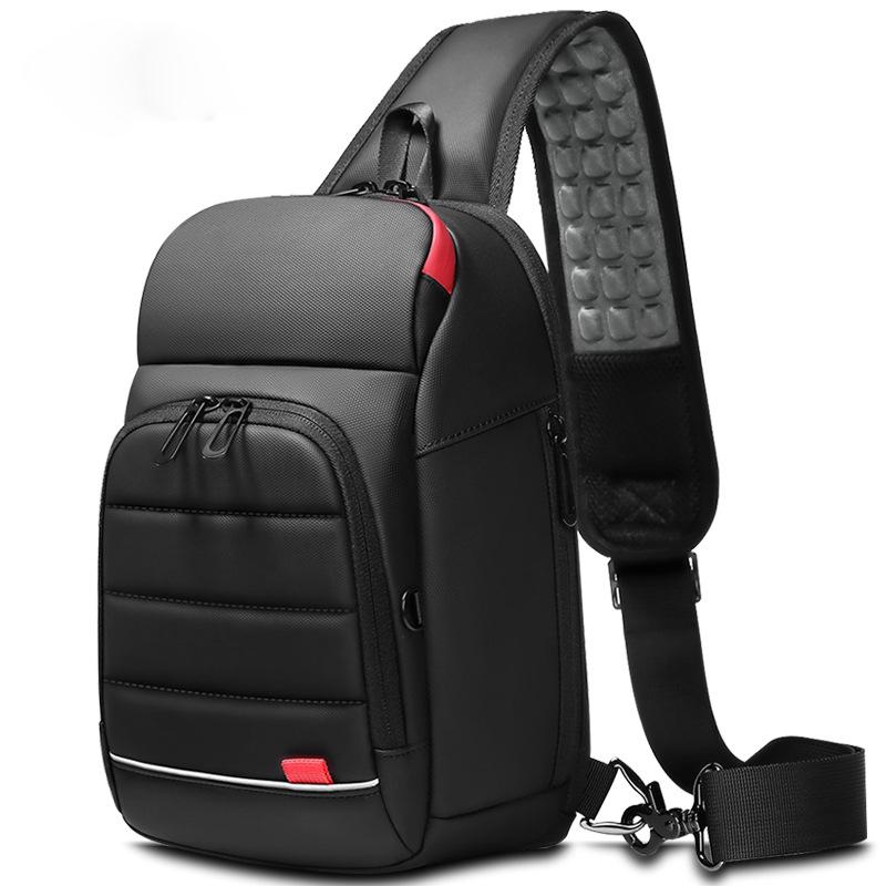 Men s Crossbody Chest Bag: Large Capacity, Multi-functional, Casual Outdoor Sports Backpack