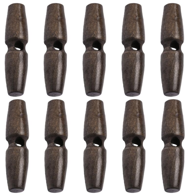 10 Stück Holzknöpfe Einloch Nähknöpfe Befestiger Für Handgemachte Kleidung Tasche Kleidung Dekoration Nähhandwerk