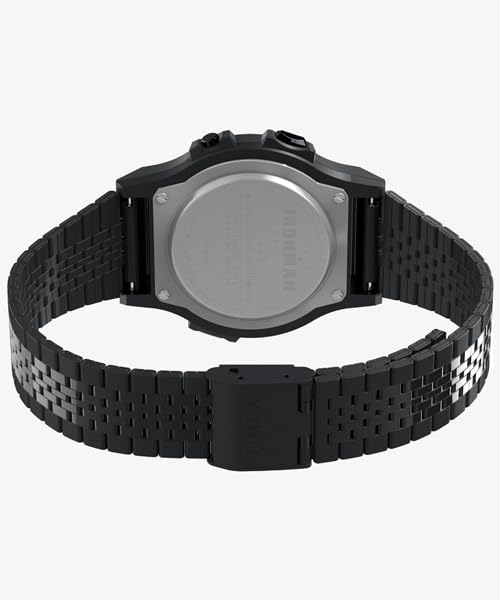 TIMEX Ironman Eight Lap 8 Lap Metal Quartz Watch TW5M66500 Black Digital Watch