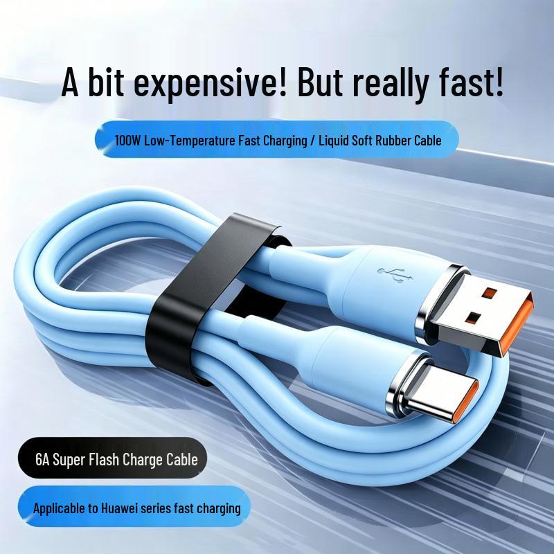 Type-C Fast Charging Cable Compatible with Apple 15, Huawei, Xiaomi, OPPO Phones, Tablets, iPads, Car Chargers