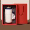 Temperature-Sensitive Coffee Thermos with Lanyard & Drink Switch