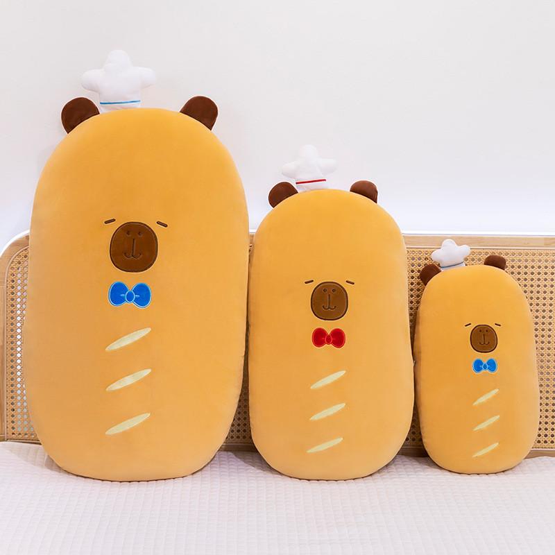 Plush Capybara Bread Toy  Adorable Cartoon Girls Kids Bedtime Birthday Gift