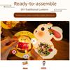 Cute Festival Lantern Material Pack Cartoon Hanging Rabbit Lamps  Women Children