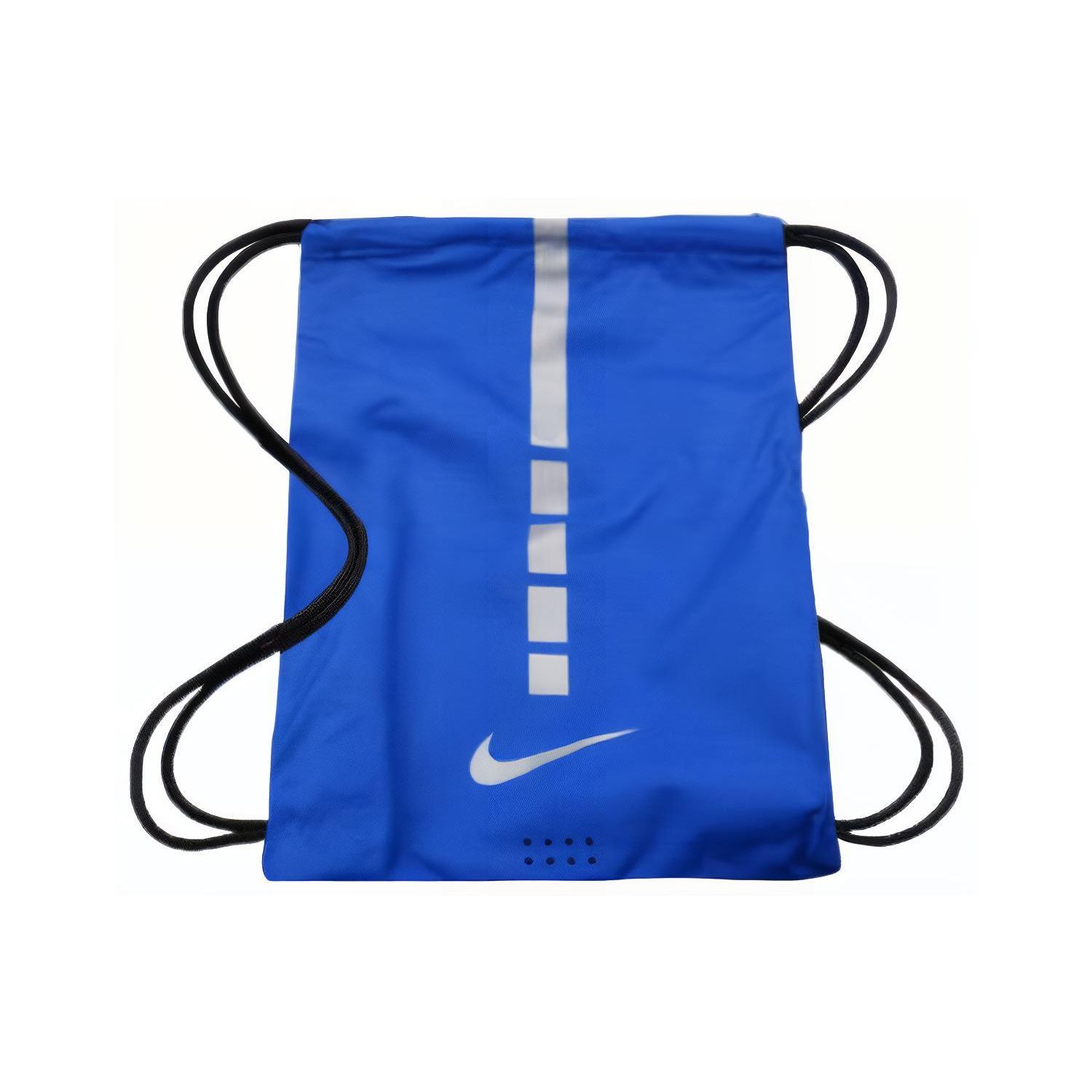 Nike Solid Color Large Capacity Drawstring Backpack Unisex Backpack Blue BA5552-480 Blue