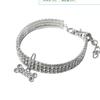 Hondenhalsband Strass Sieraden Chihuahua Kristallen Sieraden Verstelbaar Gegraveerde Tekst Hondenhalsband