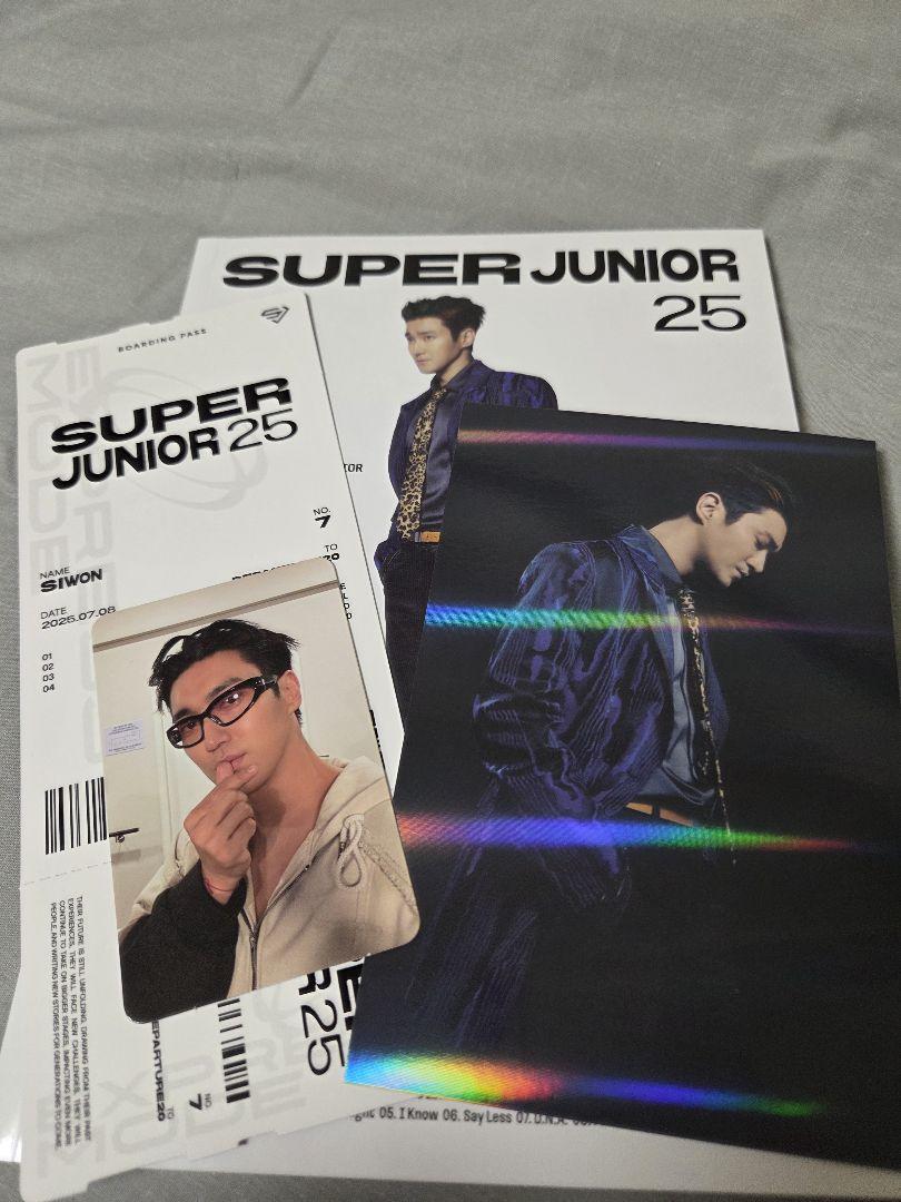 

[USED] SUPER JUNIOR 25 12th Album Siwon Version