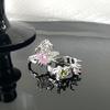 Original Design Diamond-Set Zircon Butterfly Open Ring Cold Wind Advanced Sense French Personality Light Luxury Niche