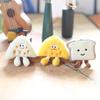 Toast Plush Bread Character Stuffed Doll Keychain For Bookbags And Collectors