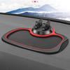 Car Anti-Slip Storage Mat Phone Holder Dashboard Organizer Washable Heat-Resistant Free Rotation Auto Phone Holder with Parking Number