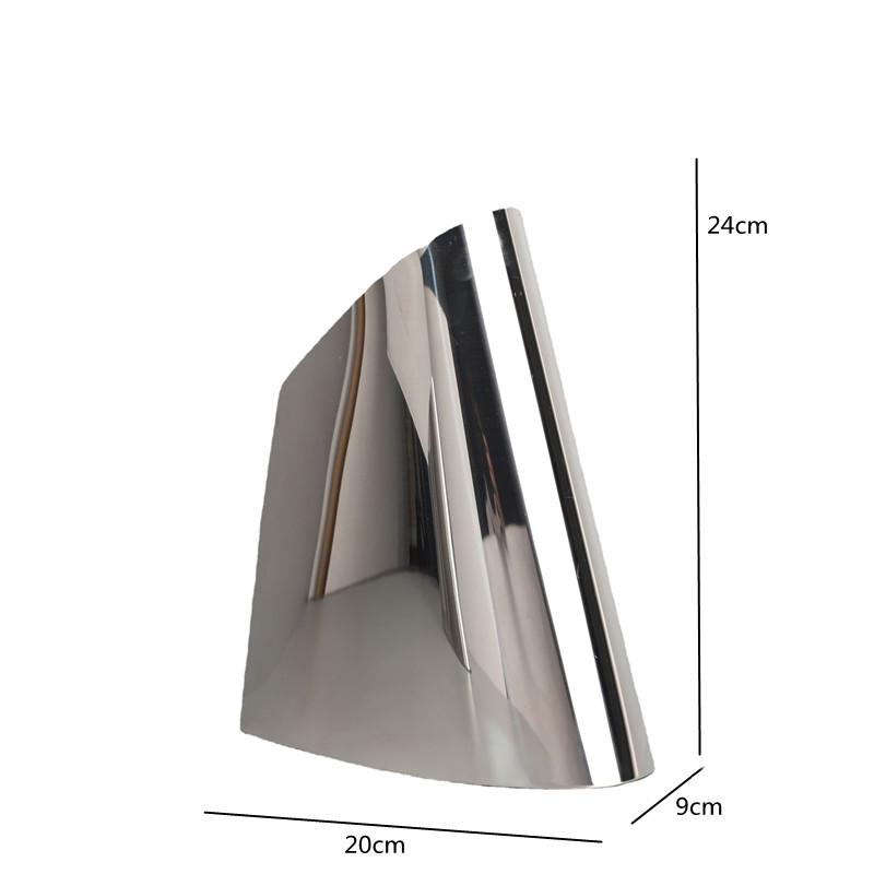

Luxury Cone-shaped Design Stainless Steel Vase, Living Room Flower Arrangement, Desktop Decoration, Home Decor Accessories