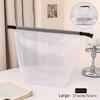 Portable Makeup Cosmetic Storage Bag Swimming Bag Simple Travel Buckle Type Shopping Bag Waterproof Washing Bag