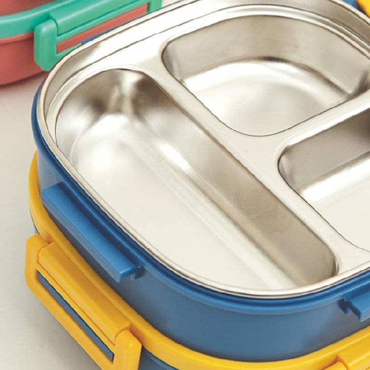 Elegant Two Level Lunch box with Seal Lid Unique Multi Layer Food Storage Box for Business Lunches and Outdoor Picnics